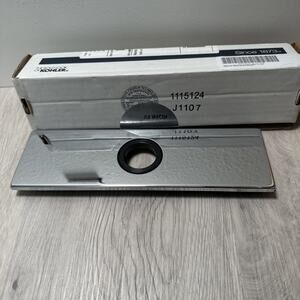 KOHLER Optional 8" Escutcheon Square Plate for InsightTM Faucet Polished Chrome